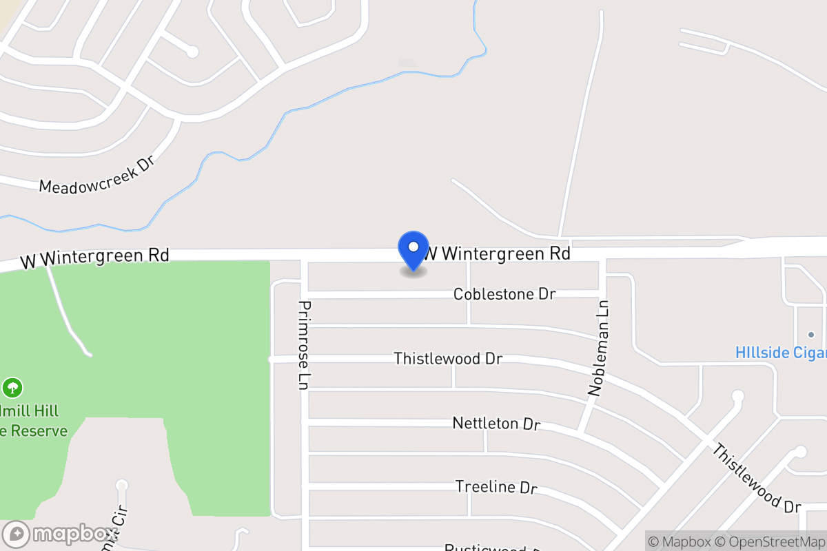 Map of 1513 Cobblestone Dr