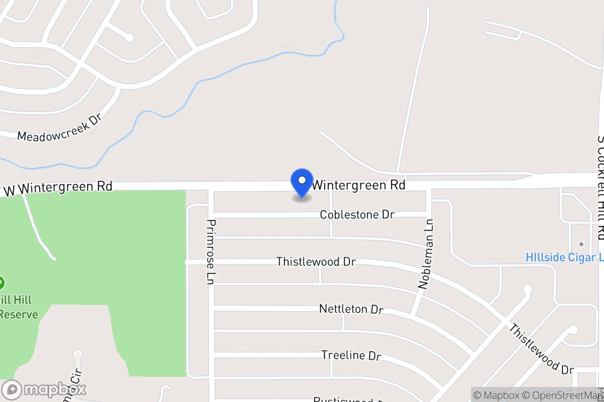 Map of 1509 Cobblestone Dr
