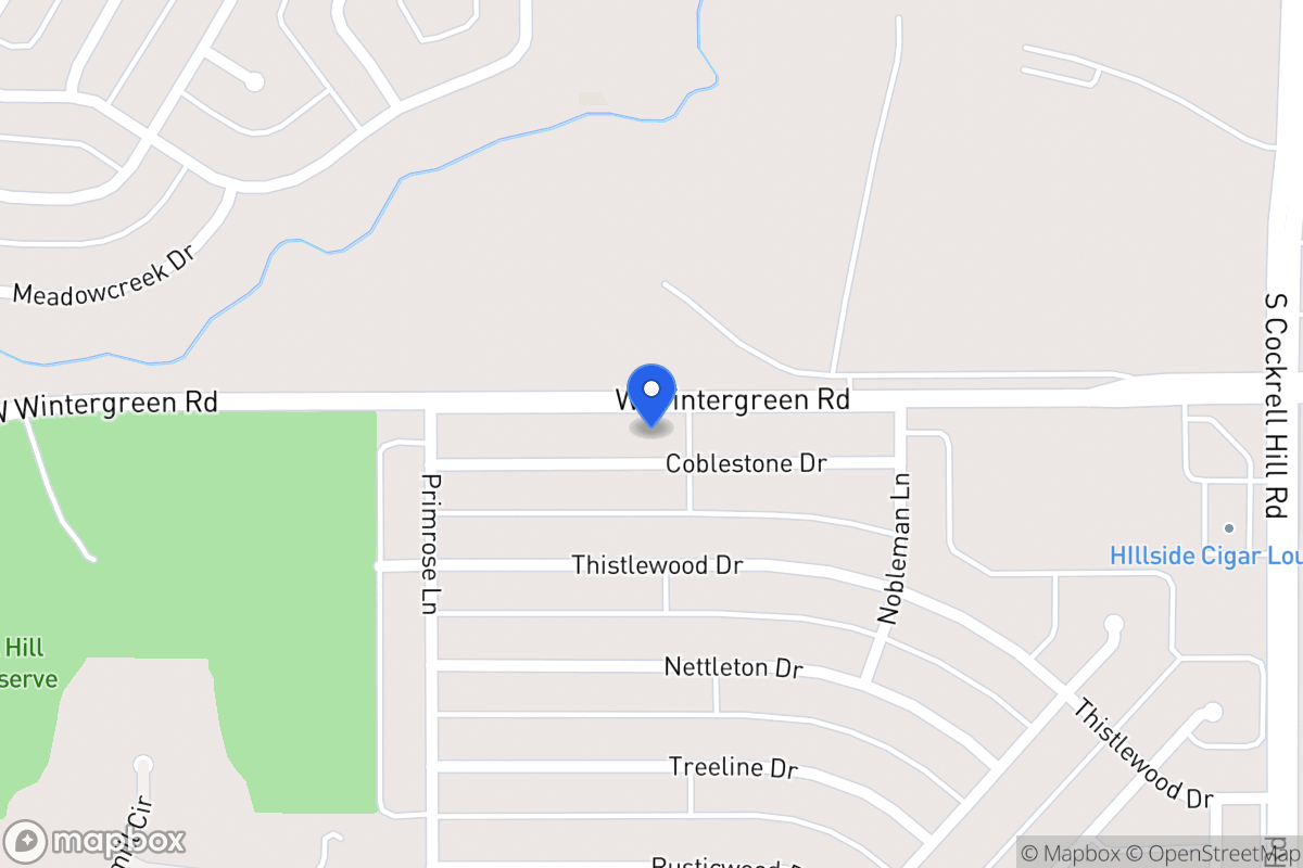 Map of 1505 Cobblestone Dr