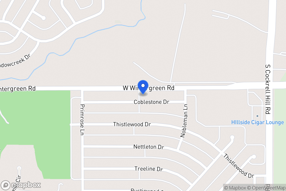 Map of 1429 Cobblestone Dr