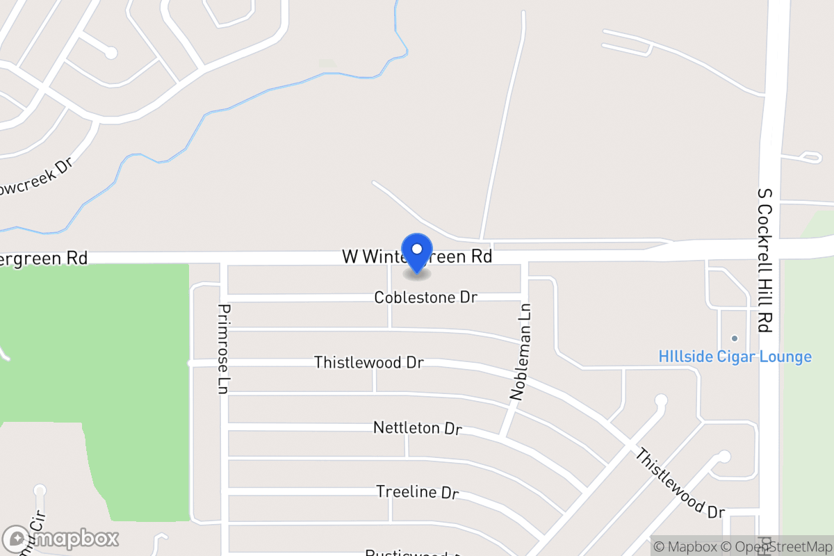 Map of 1425 Cobblestone Dr