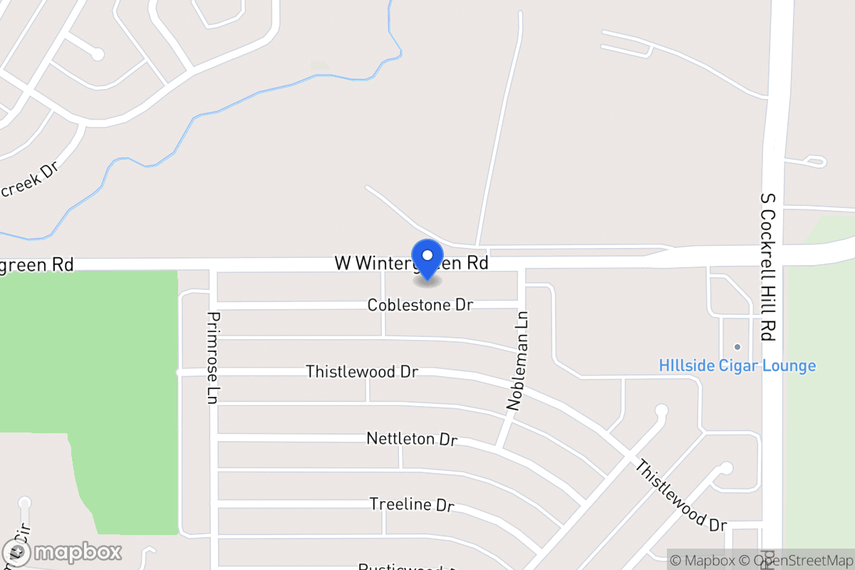 Map of 1421 Cobblestone Dr