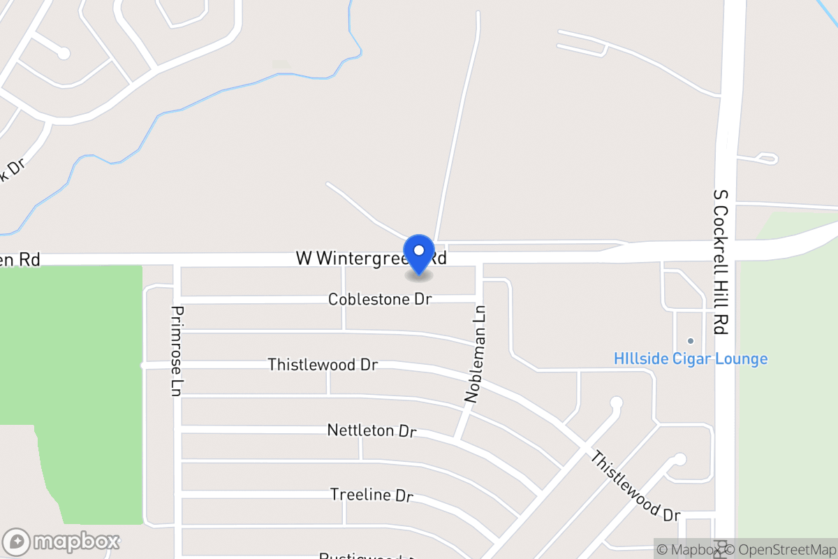 Map of 1413 Cobblestone Dr