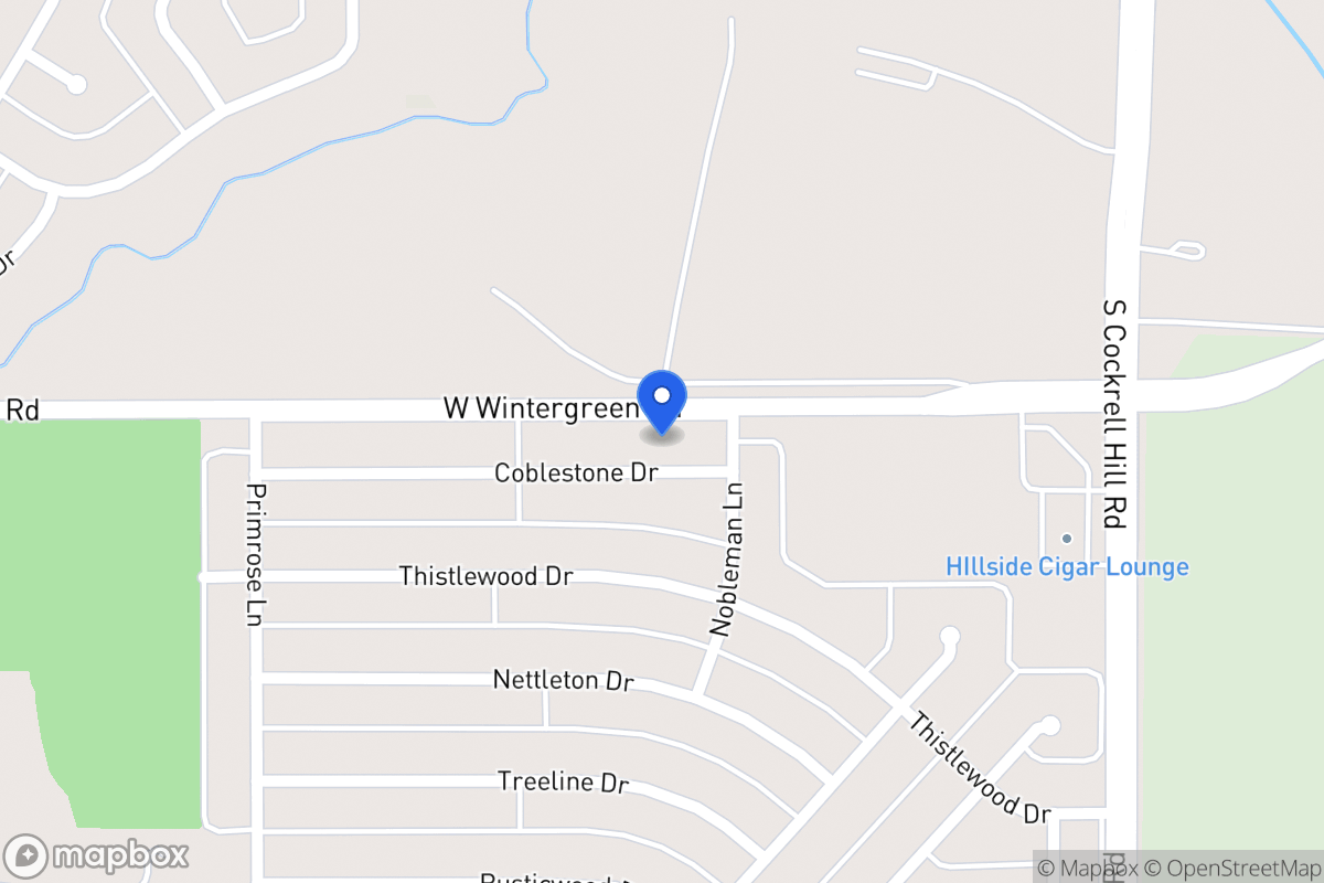 Map of 1409 Cobblestone Dr