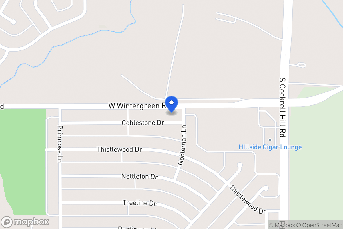 Map of 1405 Cobblestone Dr
