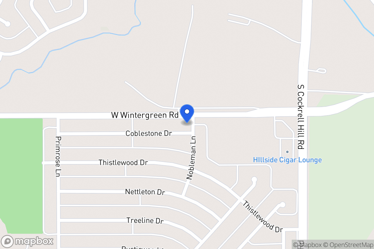 Map of 1401 Cobblestone Dr