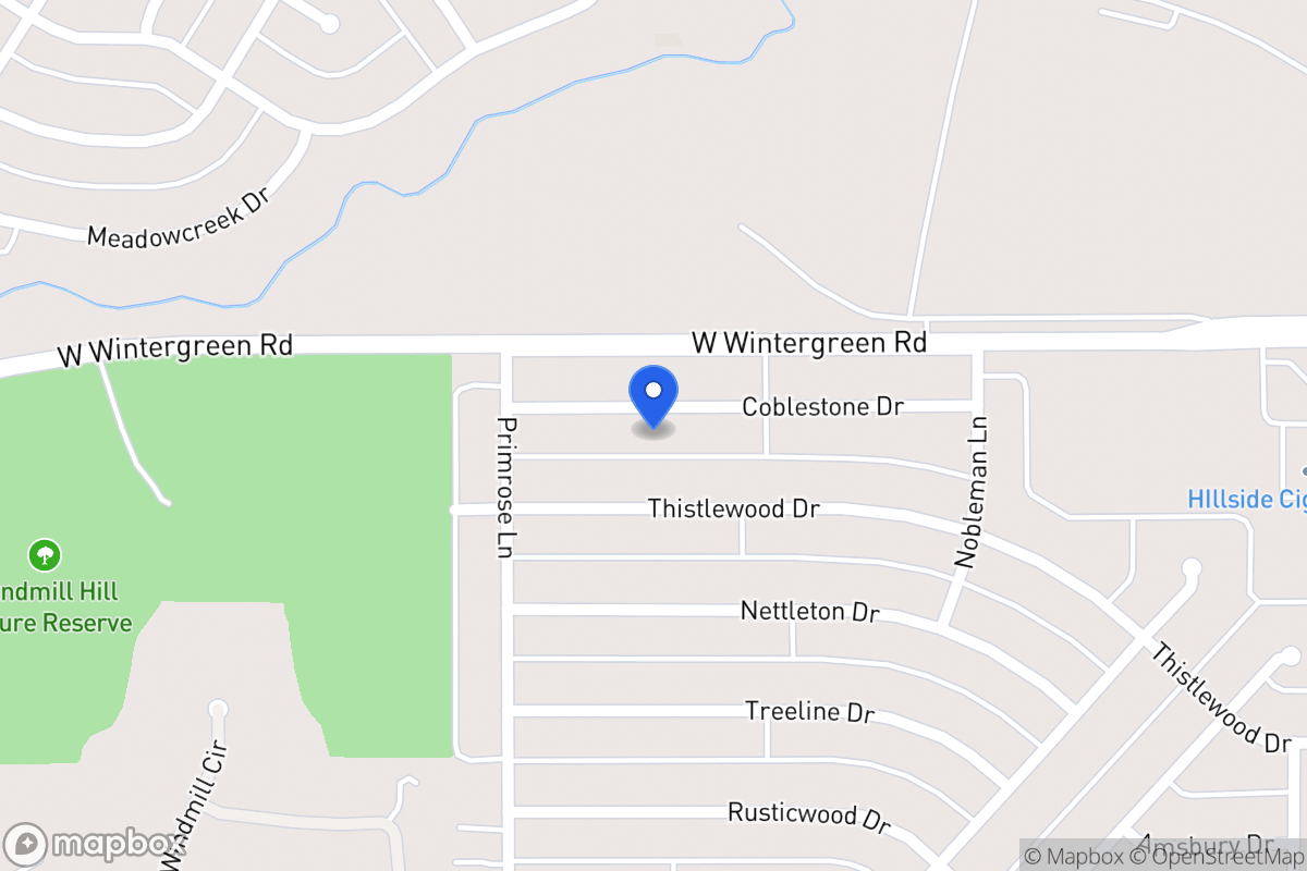 Map of 1516 Cobblestone Dr