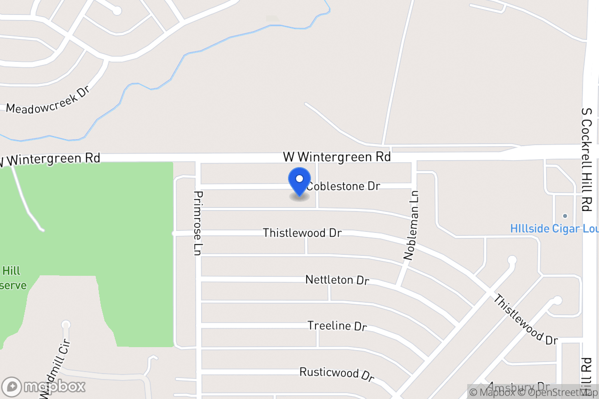 Map of 1504 Cobblestone Dr