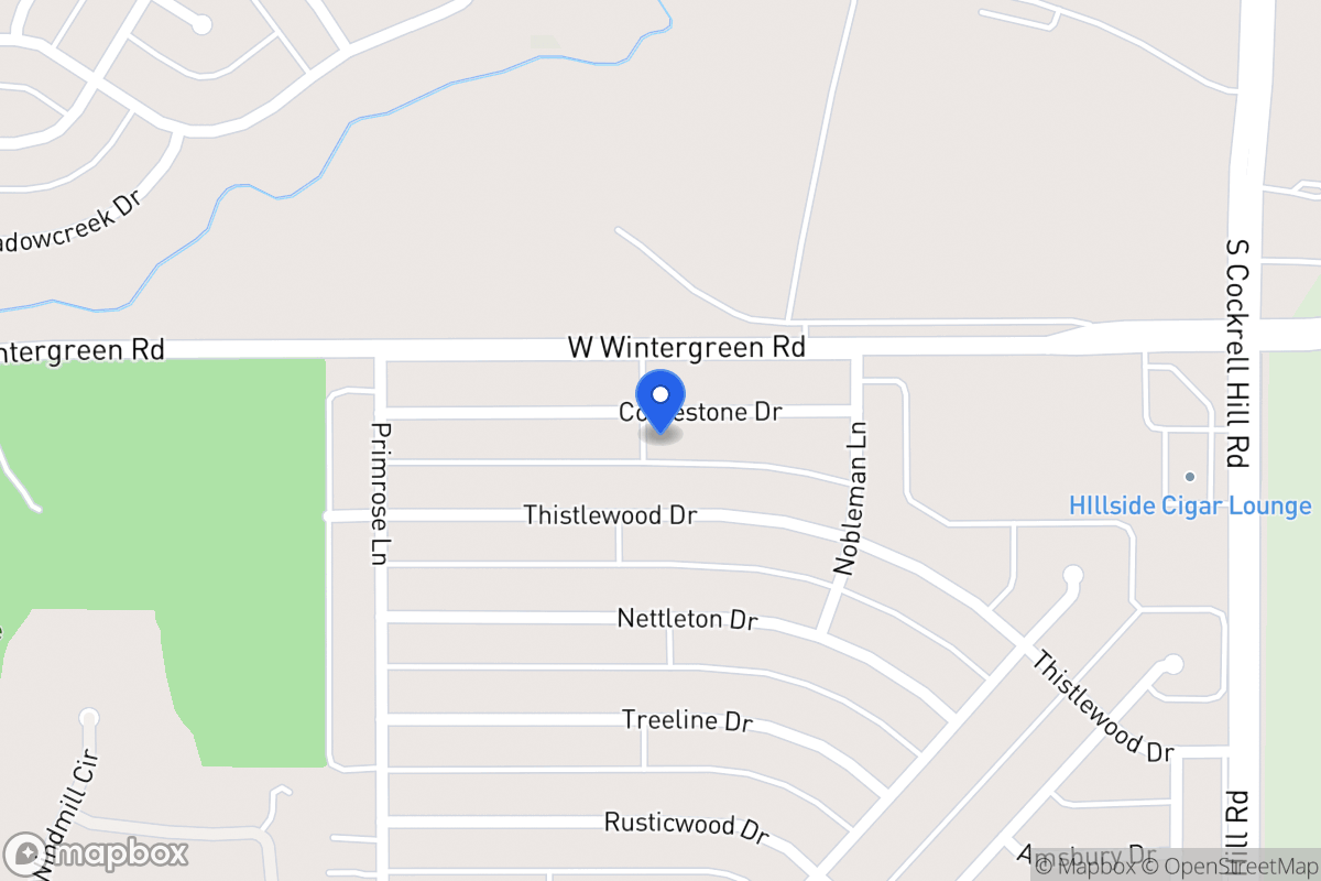 Map of 1428 Cobblestone Dr
