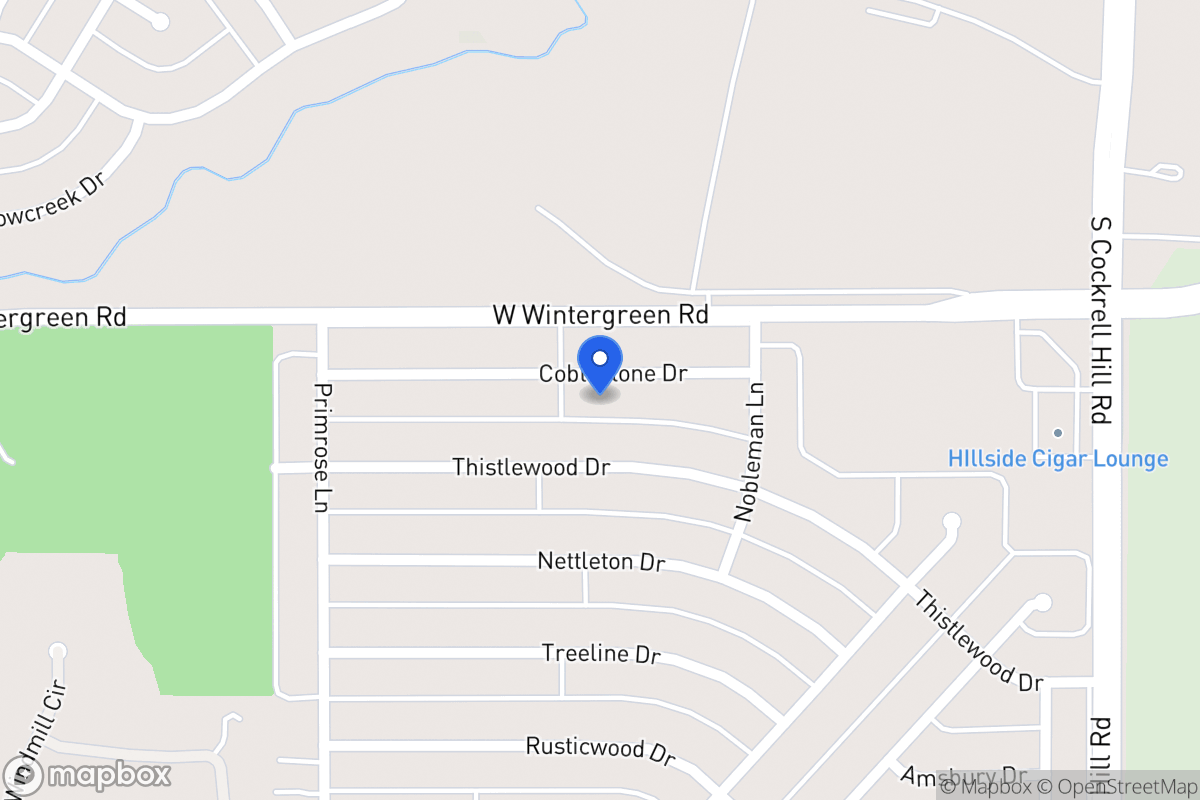 Map of 1424 Cobblestone Dr