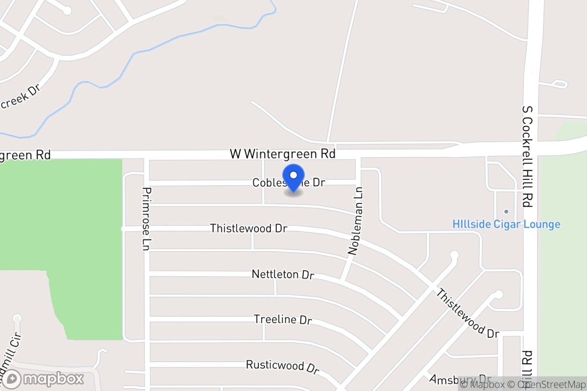 Map of 1420 Cobblestone Dr