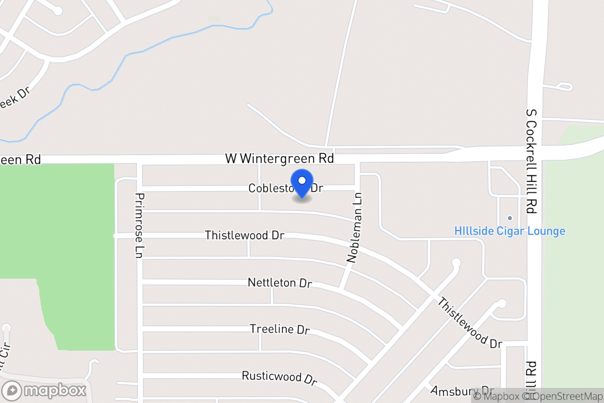 Map of 1416 Cobblestone Dr