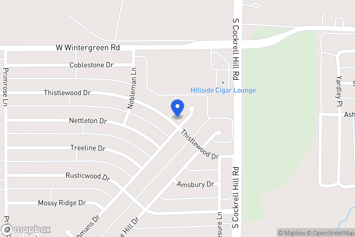 Map of 1401 Frenchmans Dr