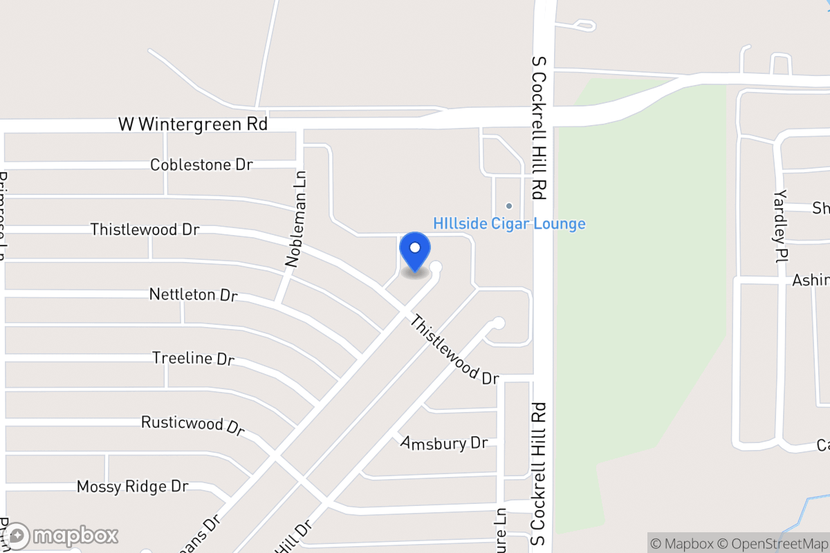 Map of 1405 Frenchmans Dr