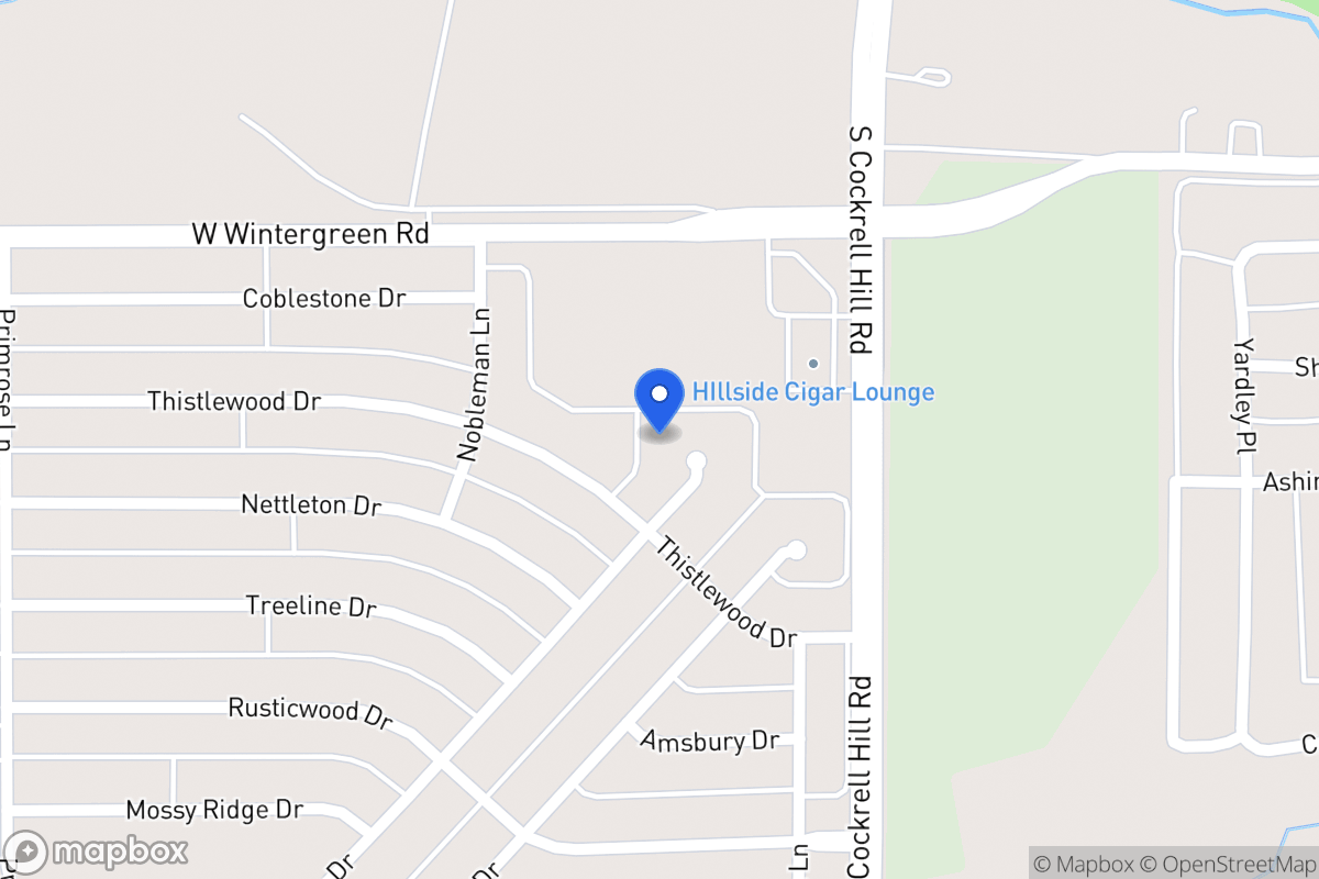 Map of 1409 Frenchmans Dr