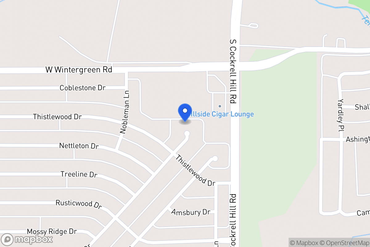 Map of 1413 Frenchmans Dr