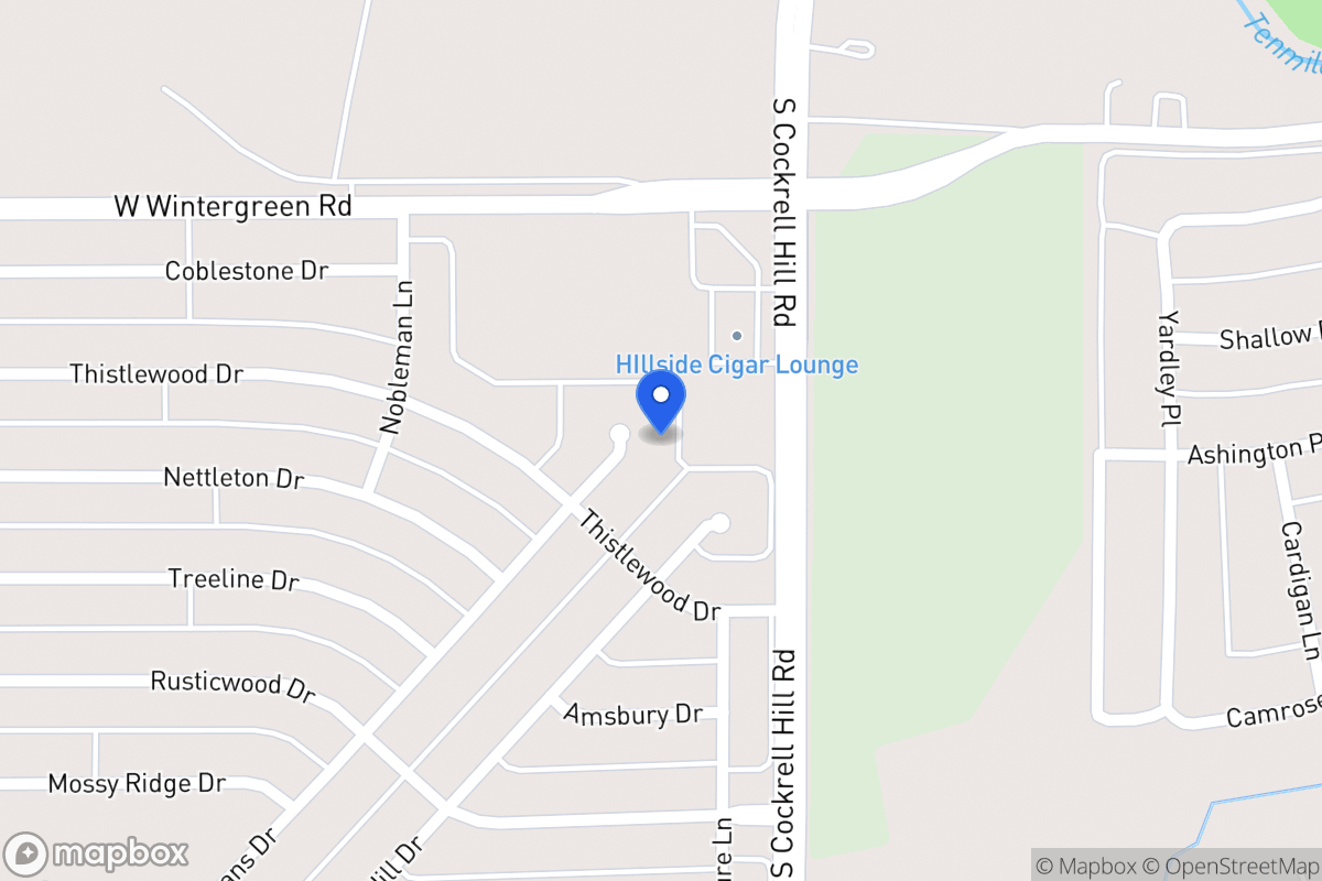 Map of 1412 Frenchmans Dr
