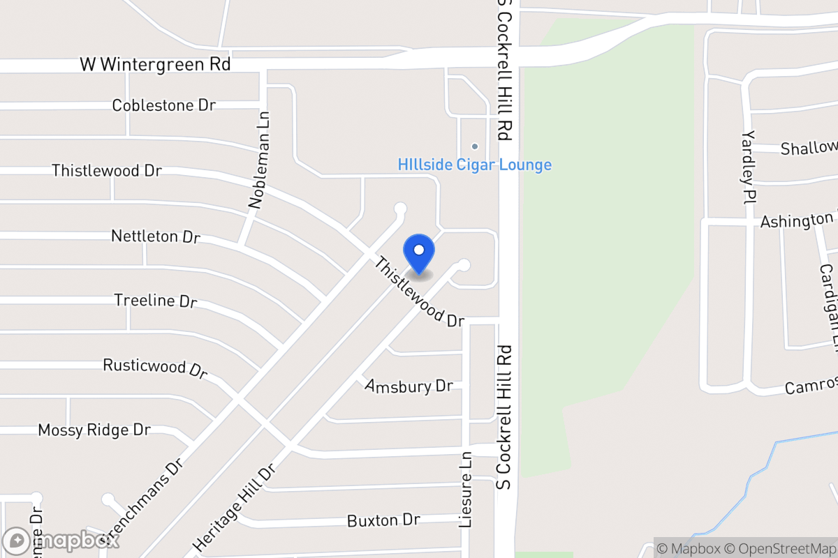 Map of 1401 Heritage Hill Dr
