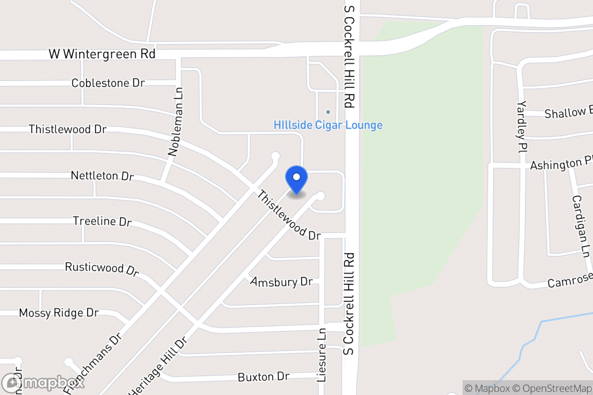 Map of 1405 Heritage Hill Dr