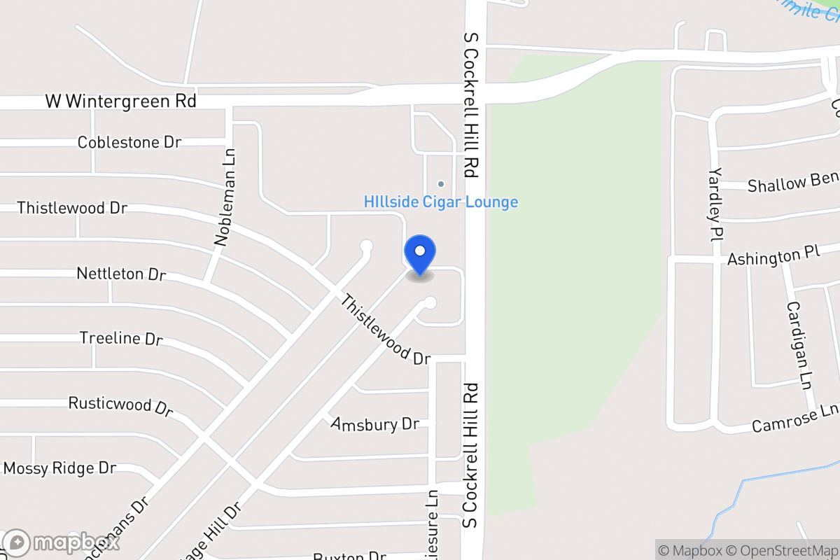 Map of 1413 Heritage Hill Dr