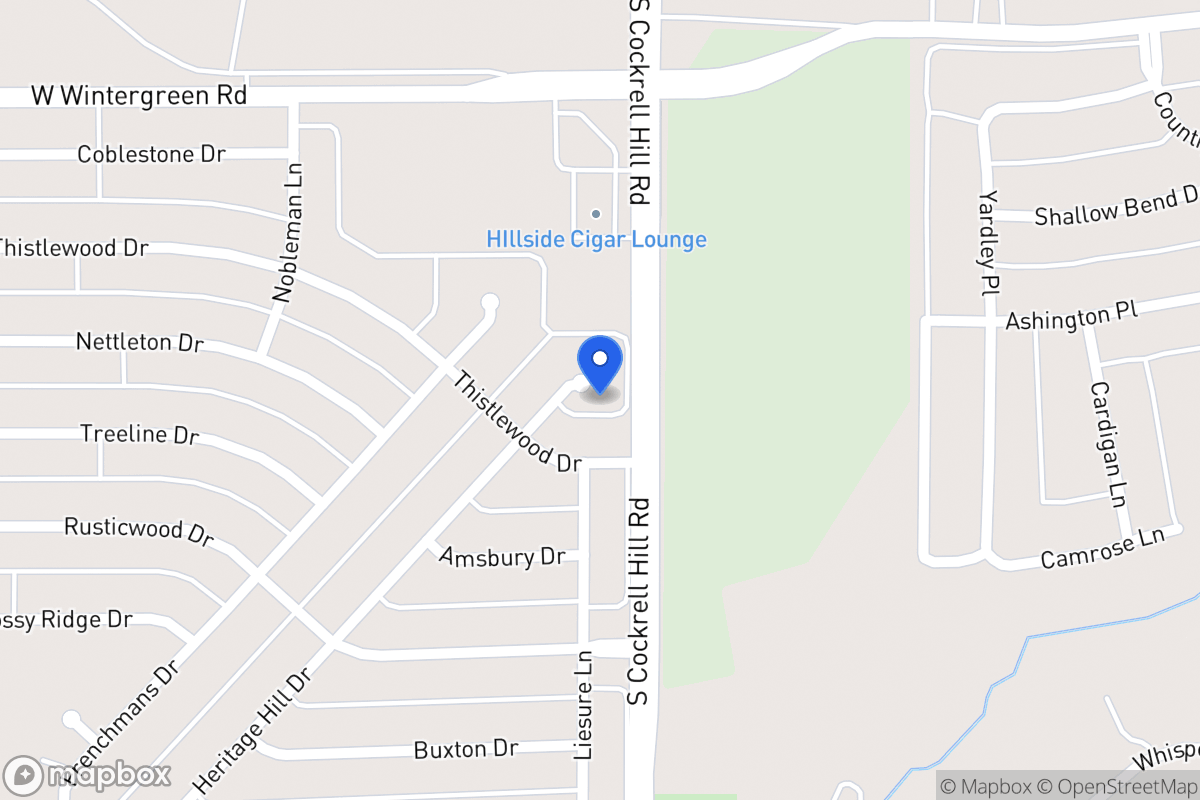 Map of 1408 Heritage Hill Dr