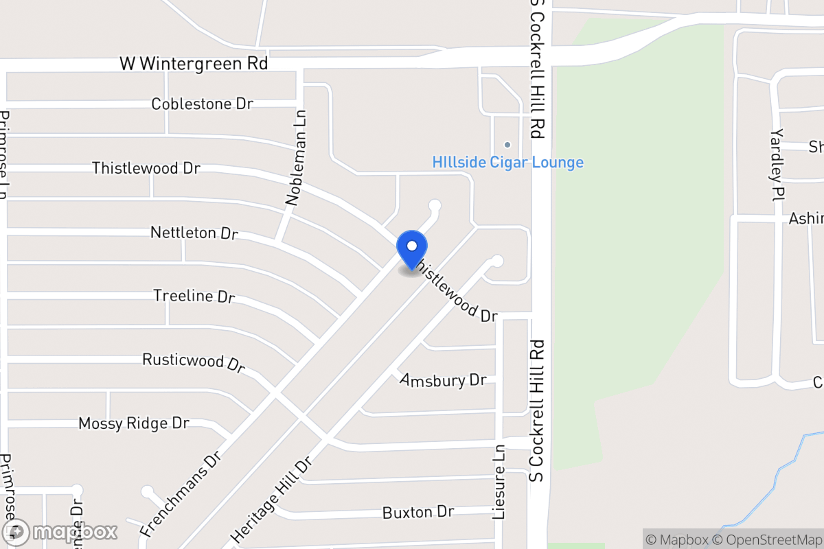 Map of 1340 Frenchmans Dr