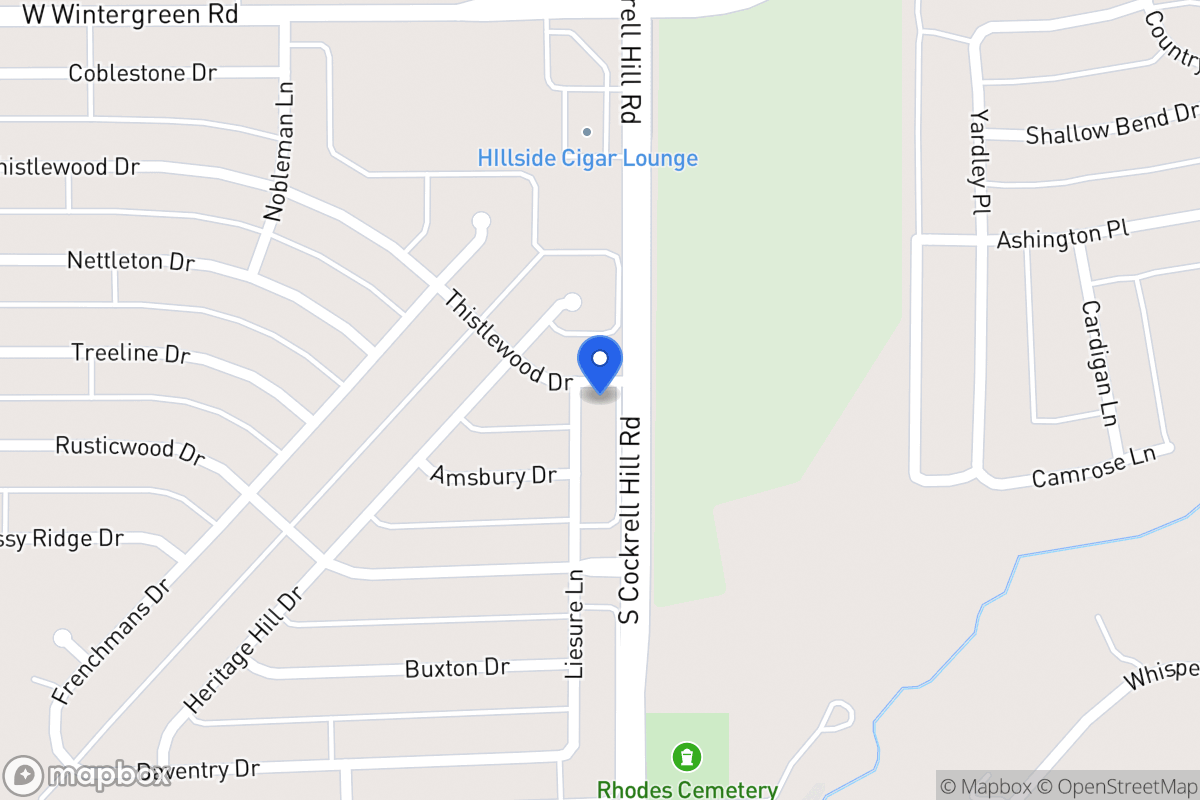 Map of 1324 Leisure Dr