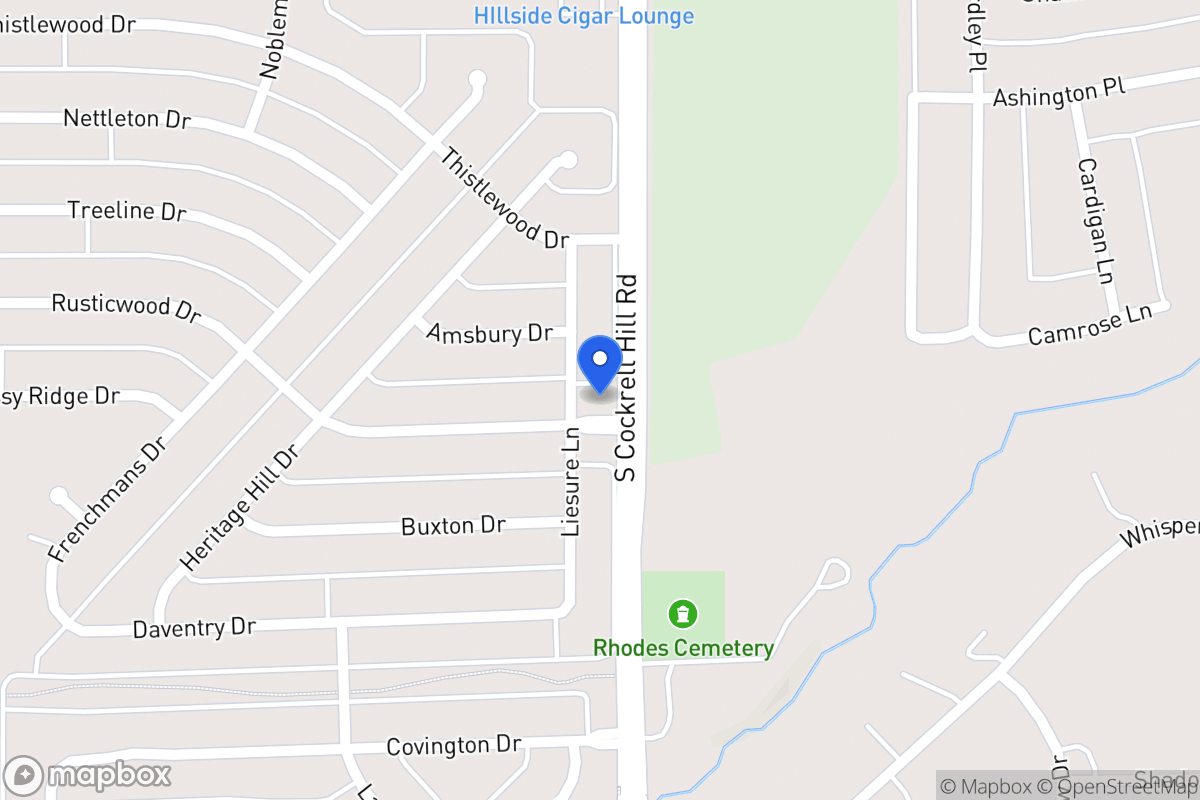 Map of 1300 Leisure Ln