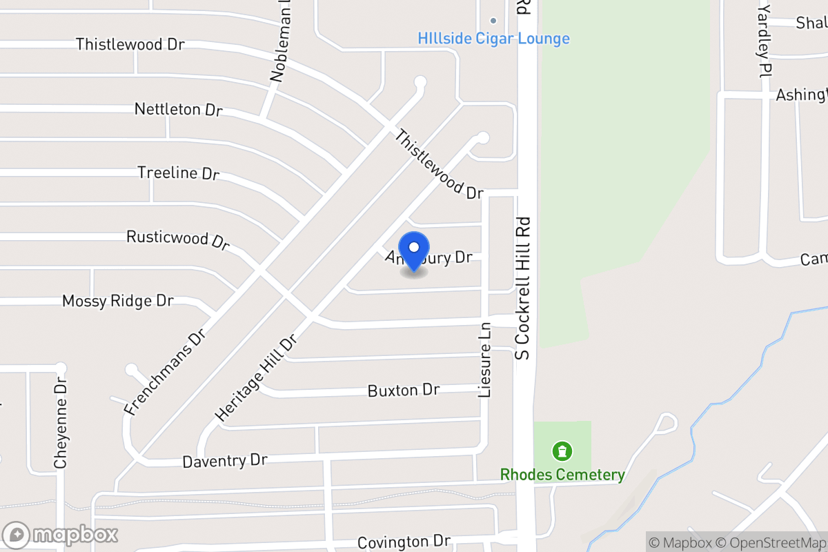 Map of 1312 Amsbury Dr
