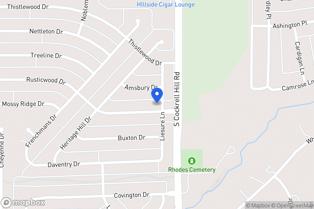 Map of 1301 Rusticwood Dr