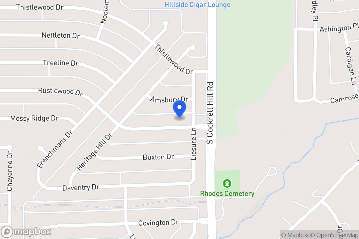 Map of 1305 Rusticwood Dr
