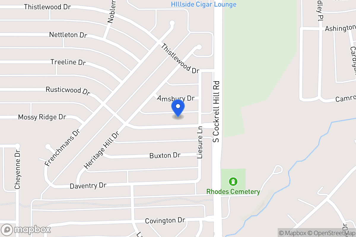 Map of 1309 Rusticwood Dr