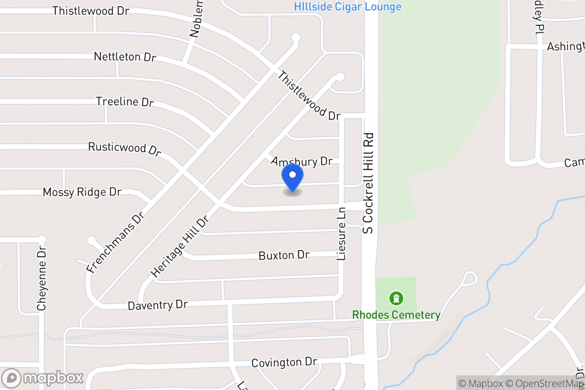 Map of 1313 Rusticwood Dr