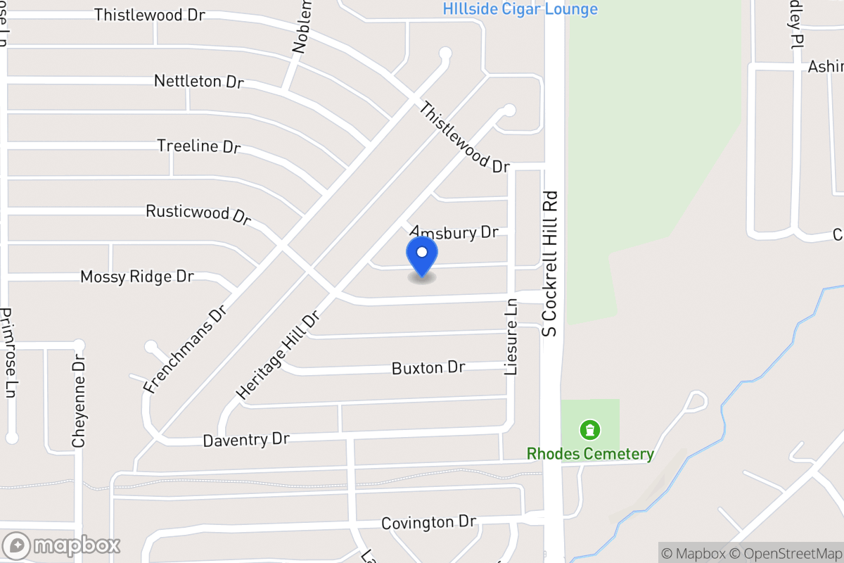 Map of 1317 Rusticwood Dr