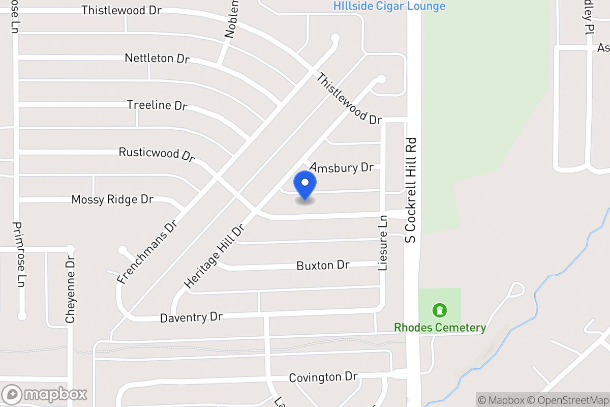 Map of 1321 Rusticwood Dr