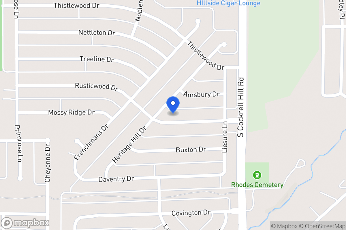 Map of 1325 Rusticwood Dr