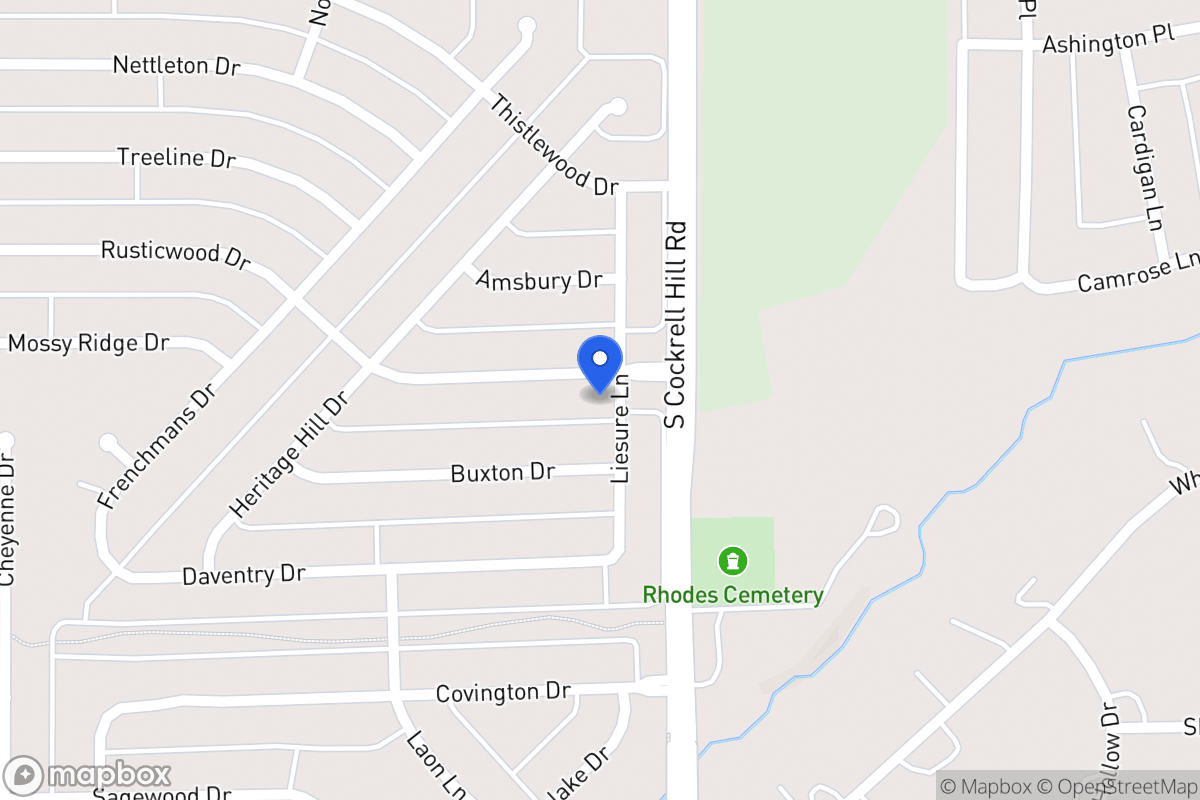 Map of 1300 Rusticwood Dr