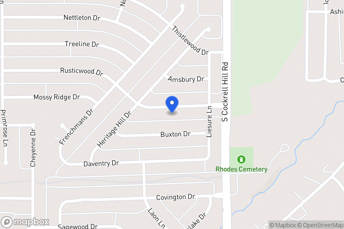 Map of 1316 Rusticwood Dr