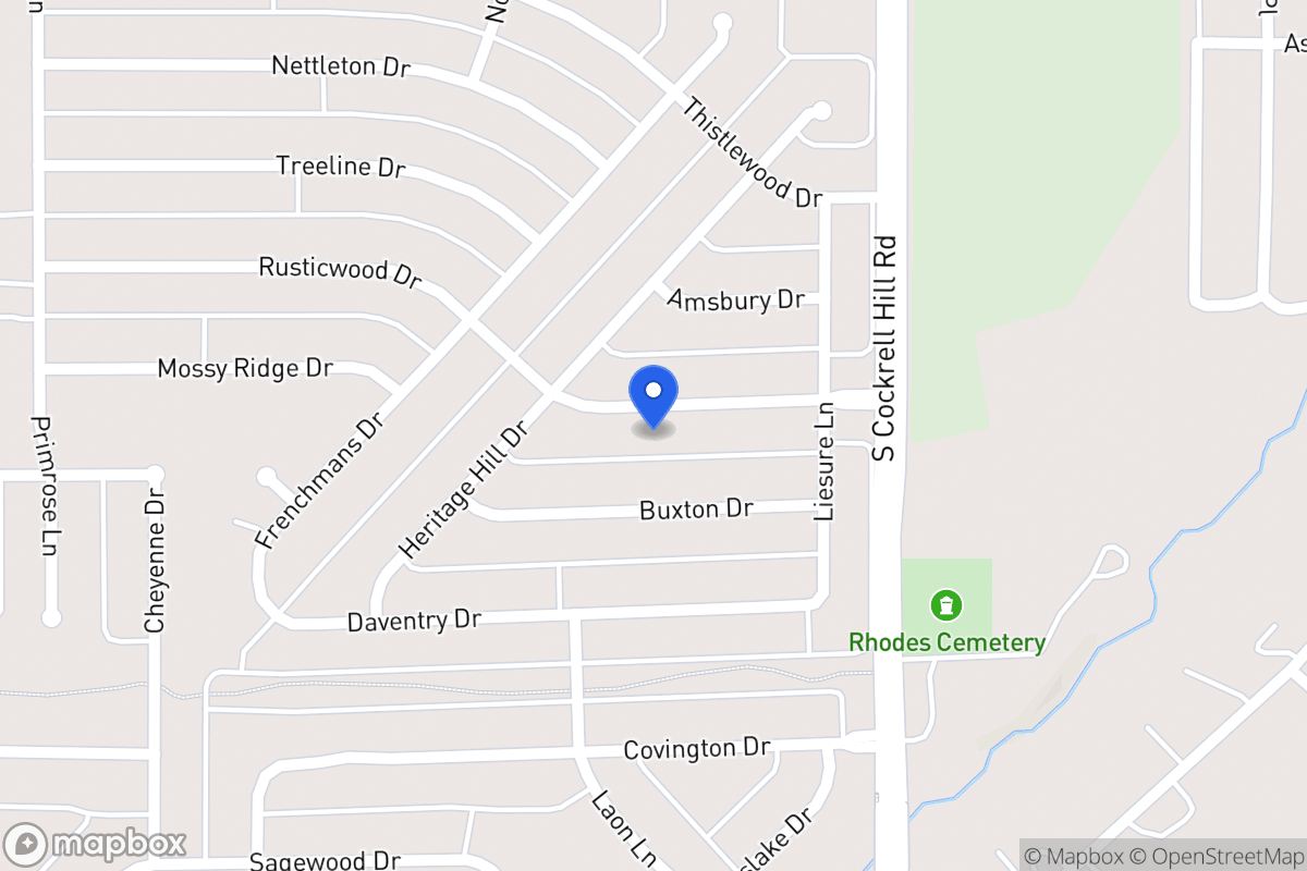 Map of 1320 Rusticwood Dr