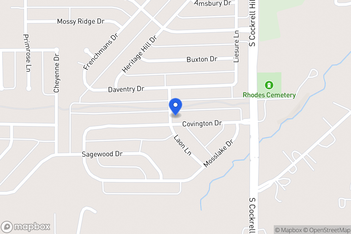 Map of 1337 Covington Dr
