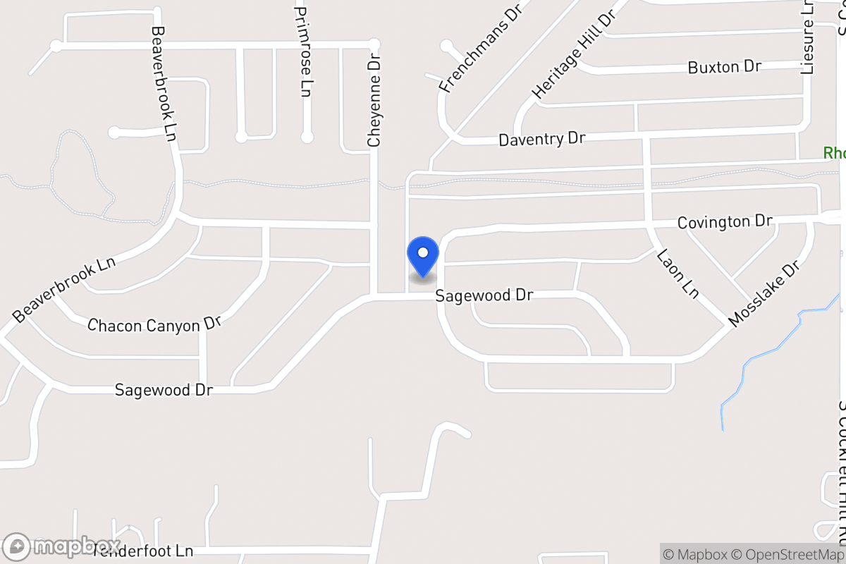 Map of 1457 Covington Dr