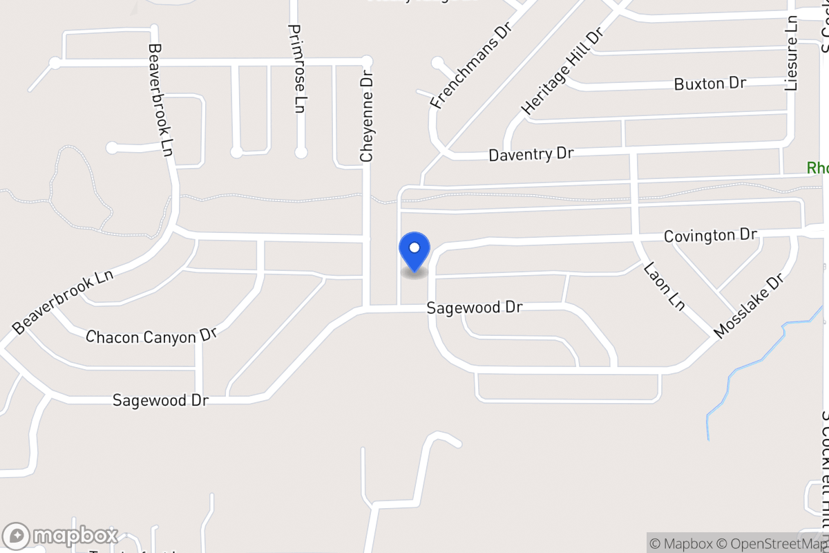 Map of 1453 Covington Dr