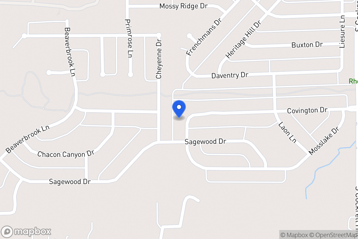 Map of 1449 Covington Dr