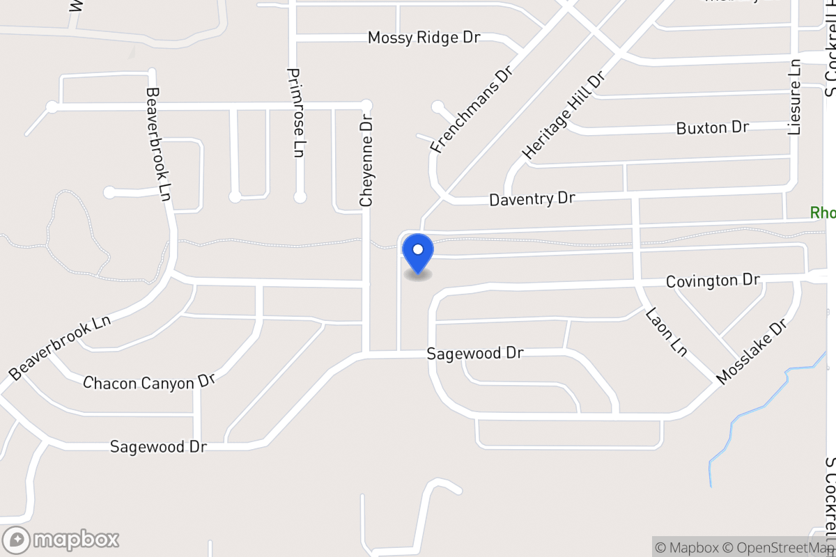 Map of 1445 Covington Dr