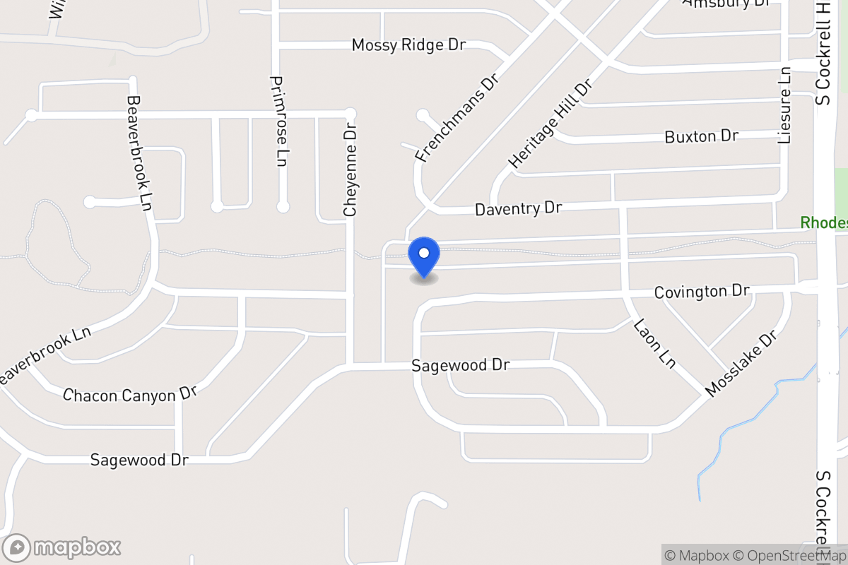 Map of 1441 Covington Dr