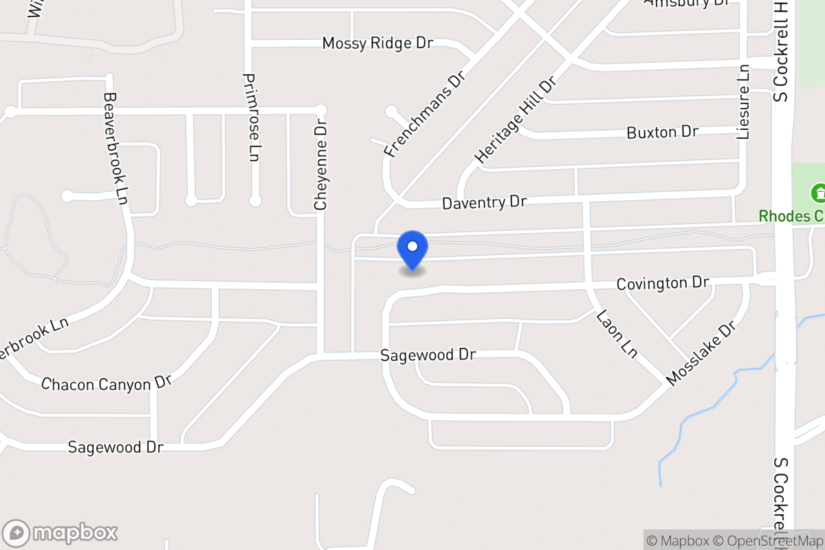 Map of 1437 Covington Dr