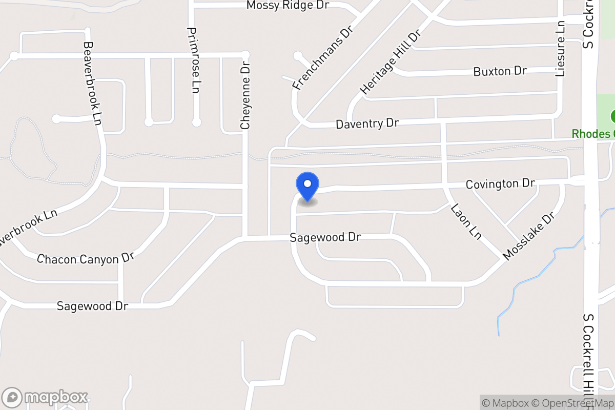 Map of 1436 Covington Dr