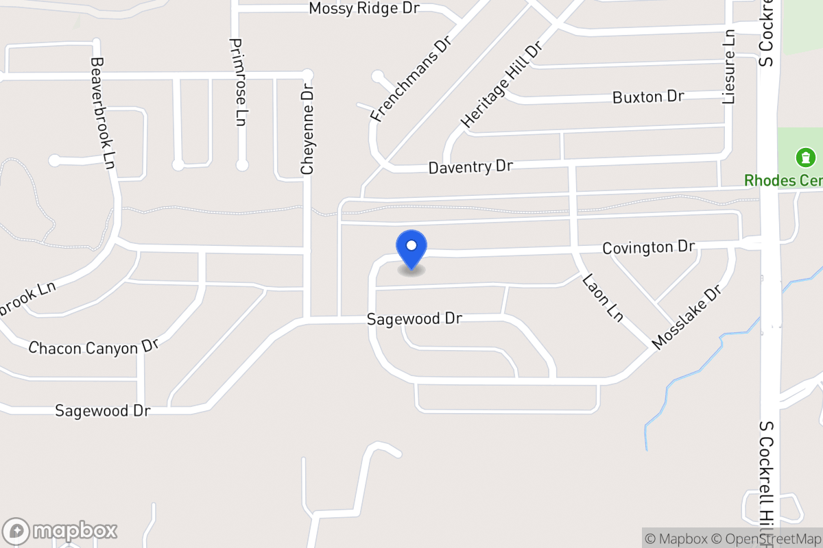 Map of 1432 Covington Dr