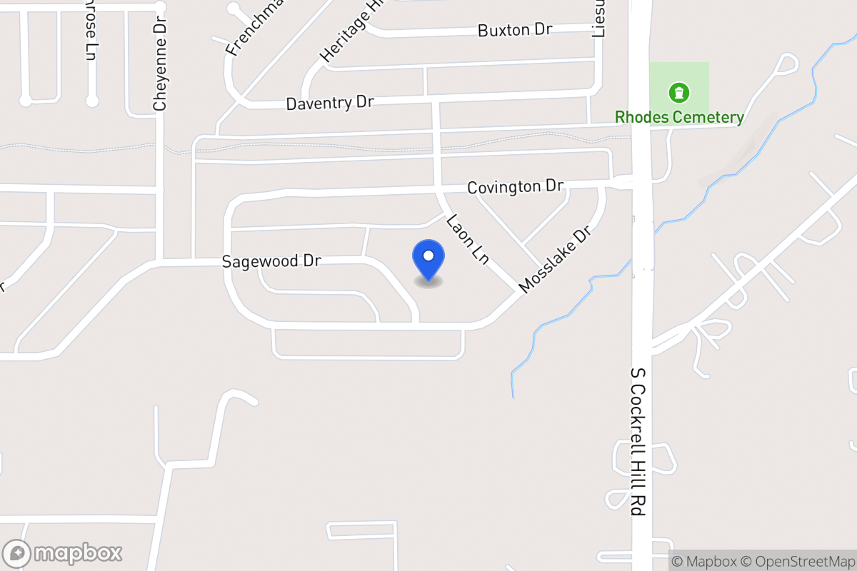 Map of 1403 Sagewood Dr
