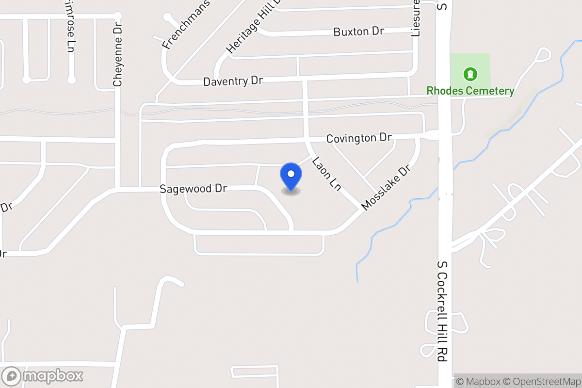 Map of 1405 Sagewood Dr